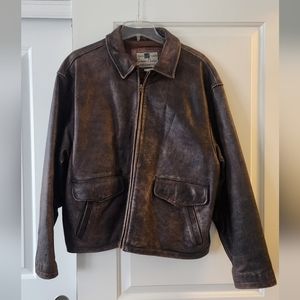 Vintage GAP Men's Leather Coat